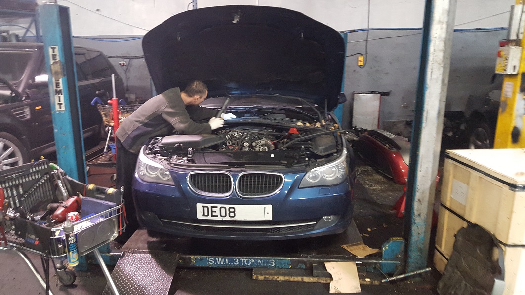 bmw 5 series faulty engine