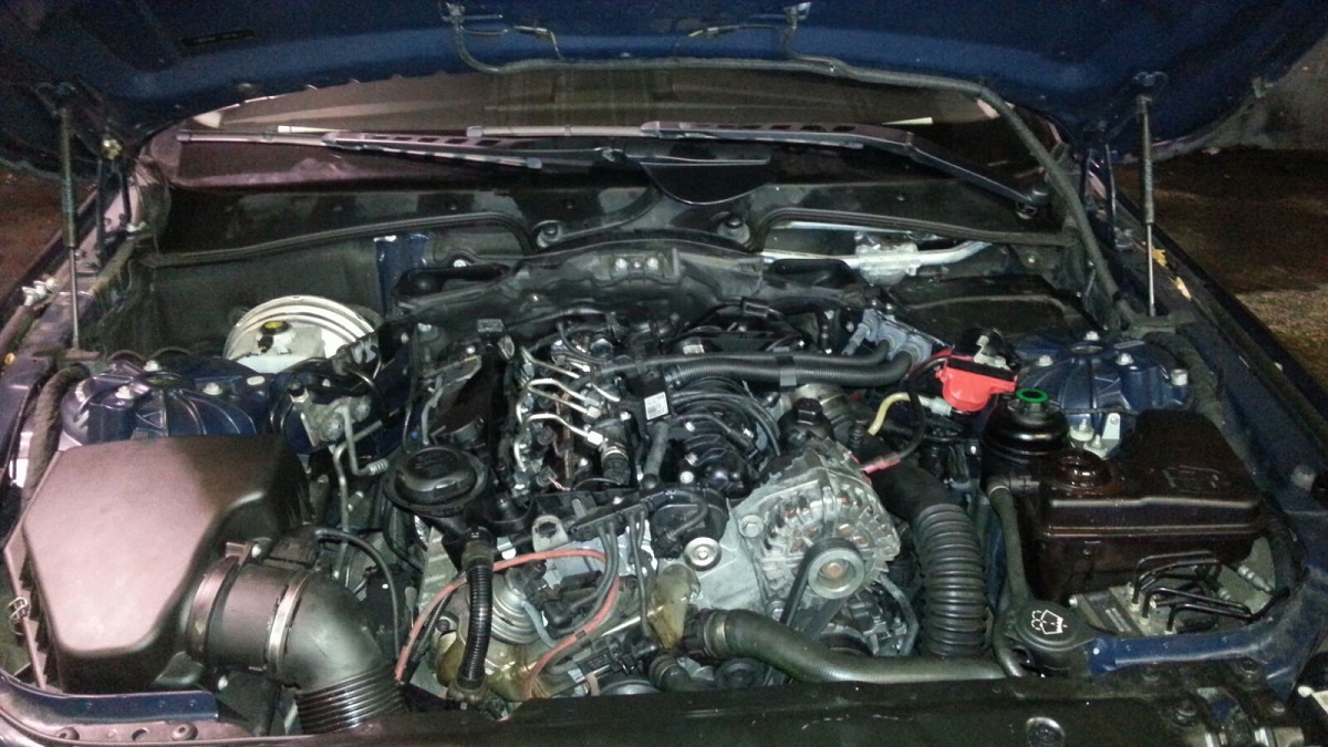 520d engine bay